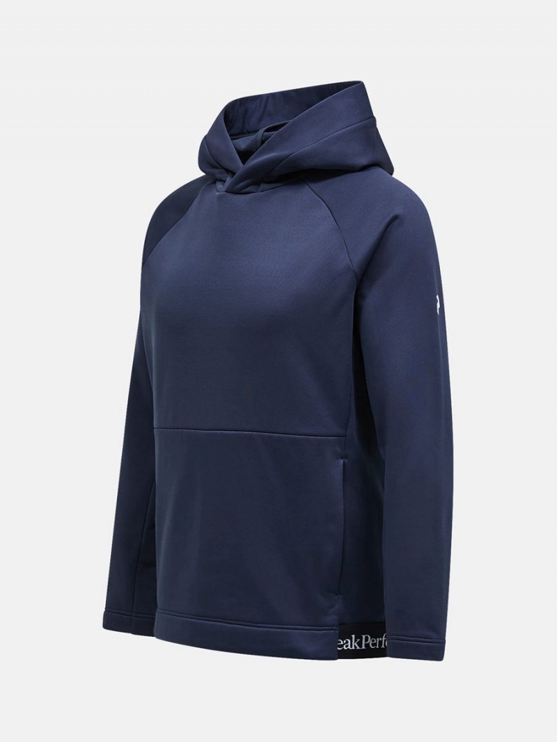 Peak Performance Rider Tech Men's Hoodie Navy | WLC56-750