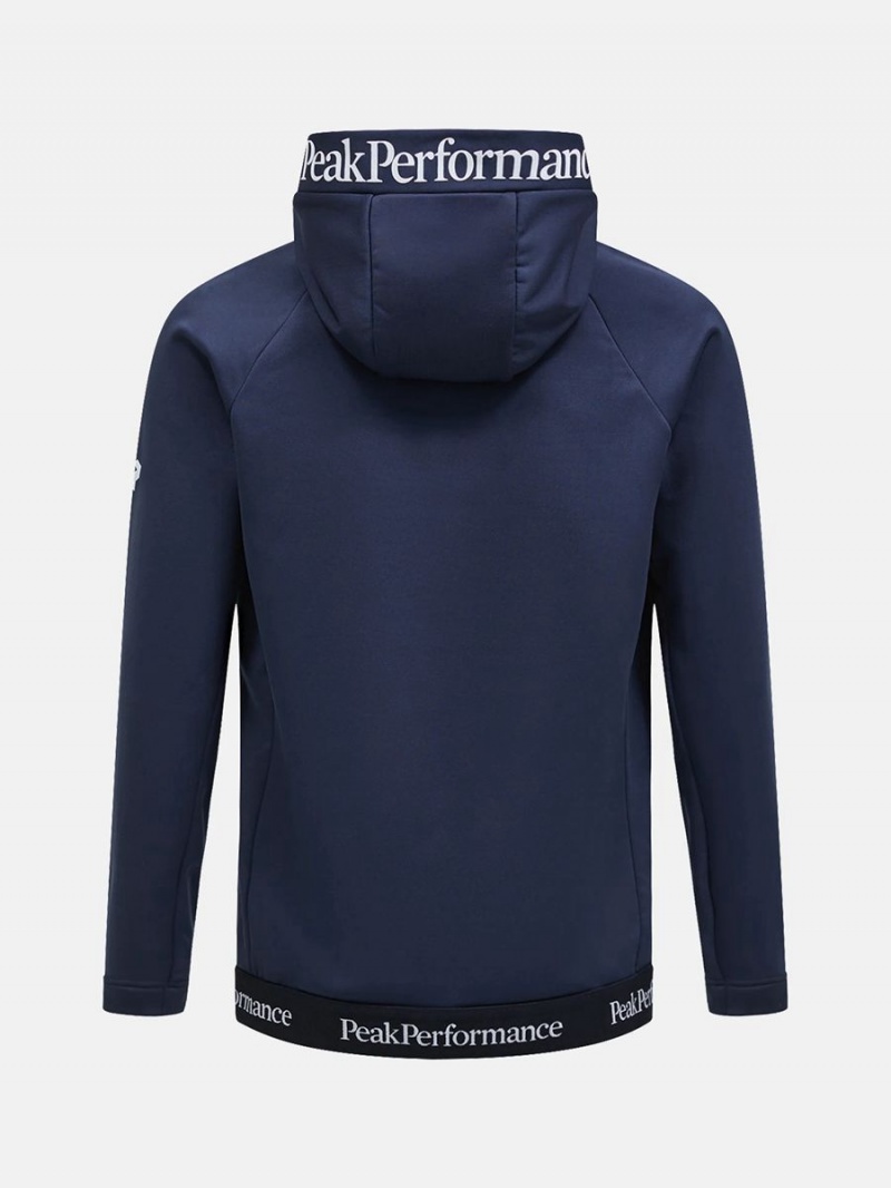 Peak Performance Rider Tech Men's Hoodie Navy | WLC56-750