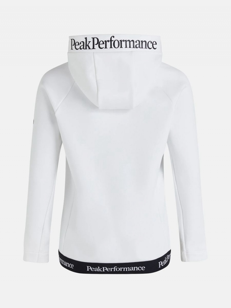 Peak Performance Rider Tech Men's Hoodie White | YXN70-366