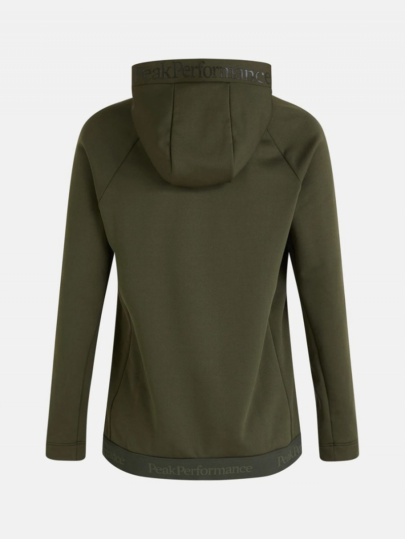 Peak Performance Rider Tech Men's Hoodie Green | RVK01-485