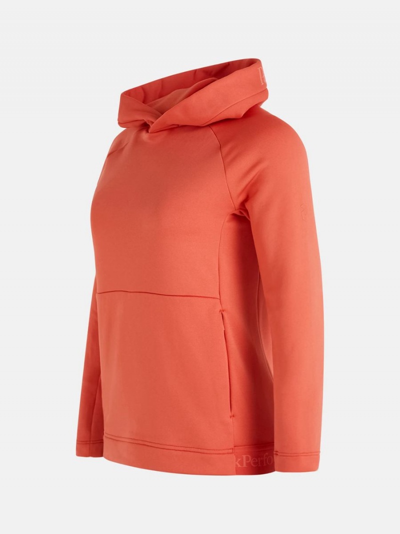 Peak Performance Rider Tech Women's Hoodie Red | KLY81-552