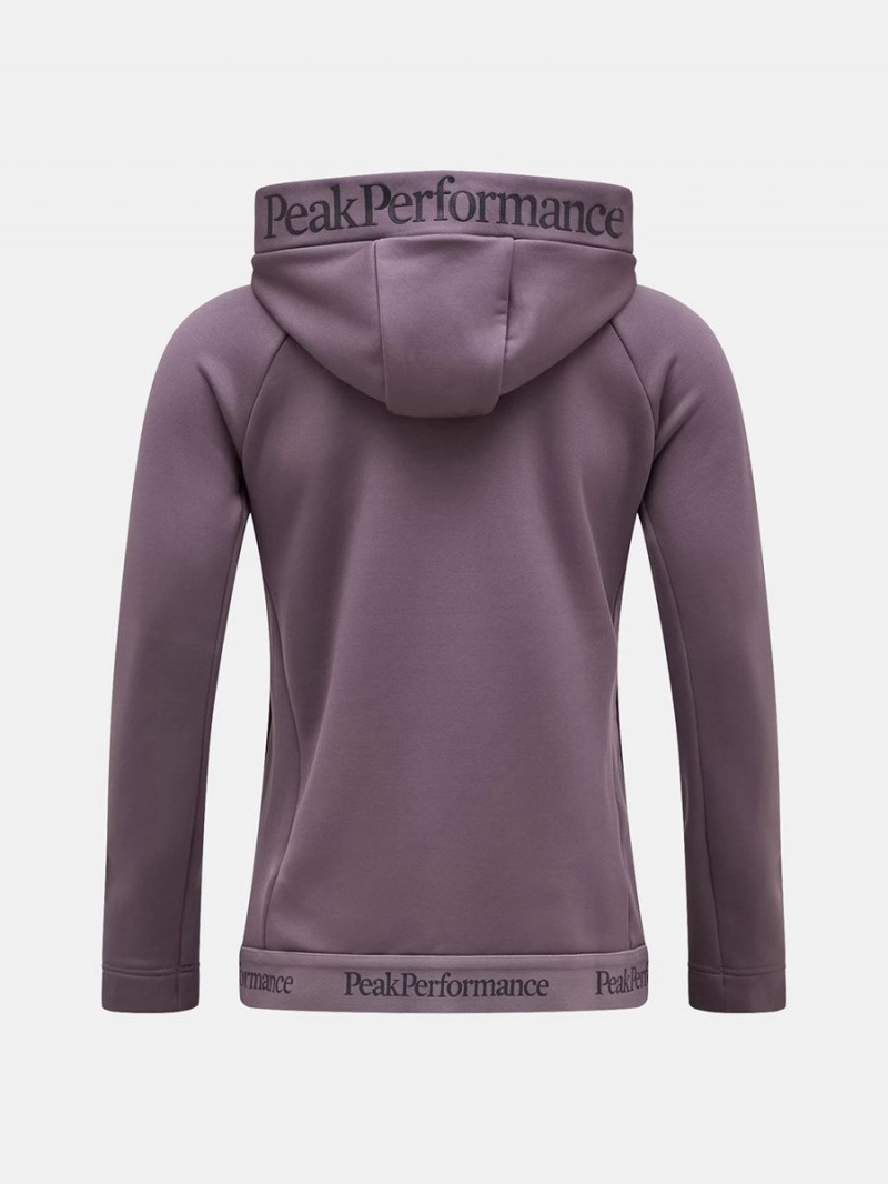 Peak Performance Rider Tech Women's Hoodie Purple | QDS39-601