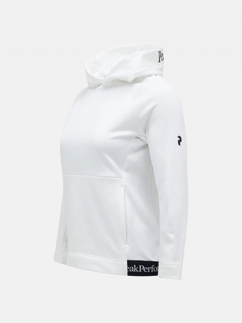 Peak Performance Rider Tech Women's Hoodie White | NHY47-657