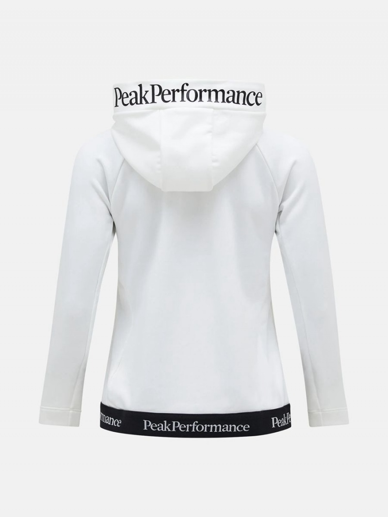 Peak Performance Rider Tech Women's Hoodie White | NHY47-657