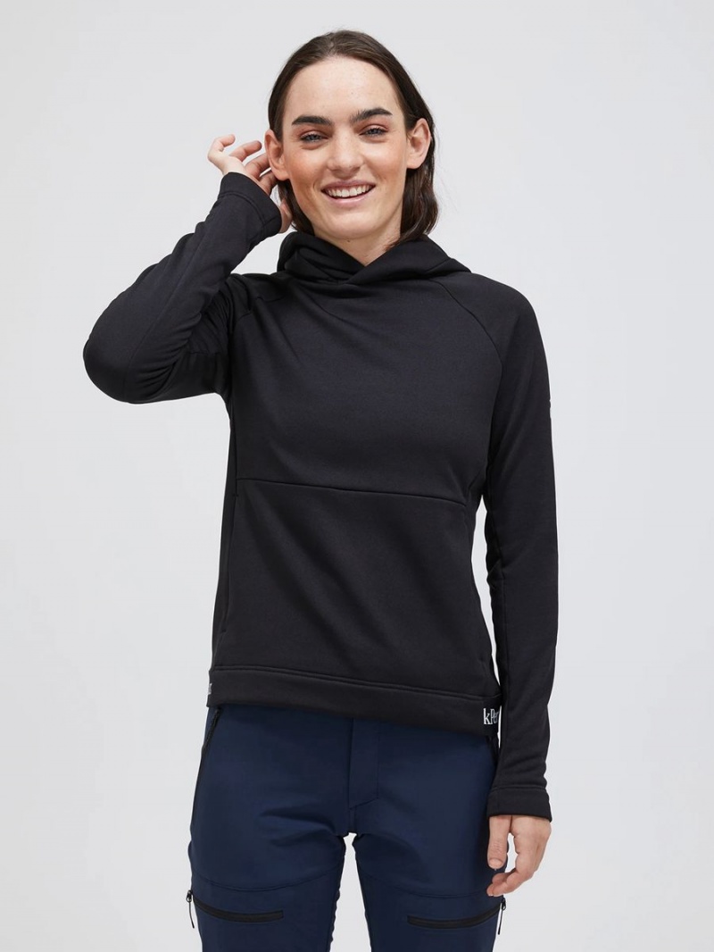 Peak Performance Rider Tech Women's Hoodie Black | ELT57-857