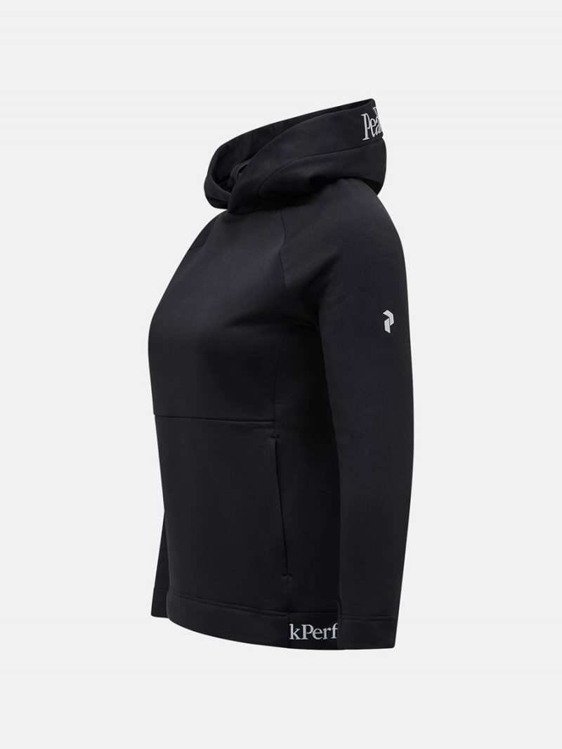 Peak Performance Rider Tech Women's Hoodie Black | ELT57-857