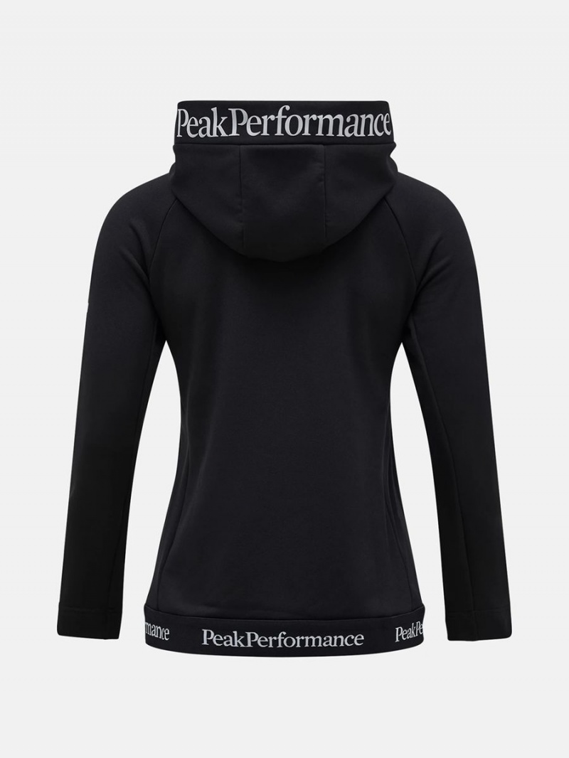 Peak Performance Rider Tech Women's Hoodie Black | ELT57-857