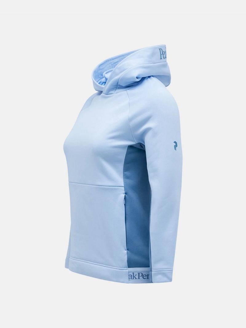 Peak Performance Rider Tech Women's Hoodie Blue / Blue | GNP90-273