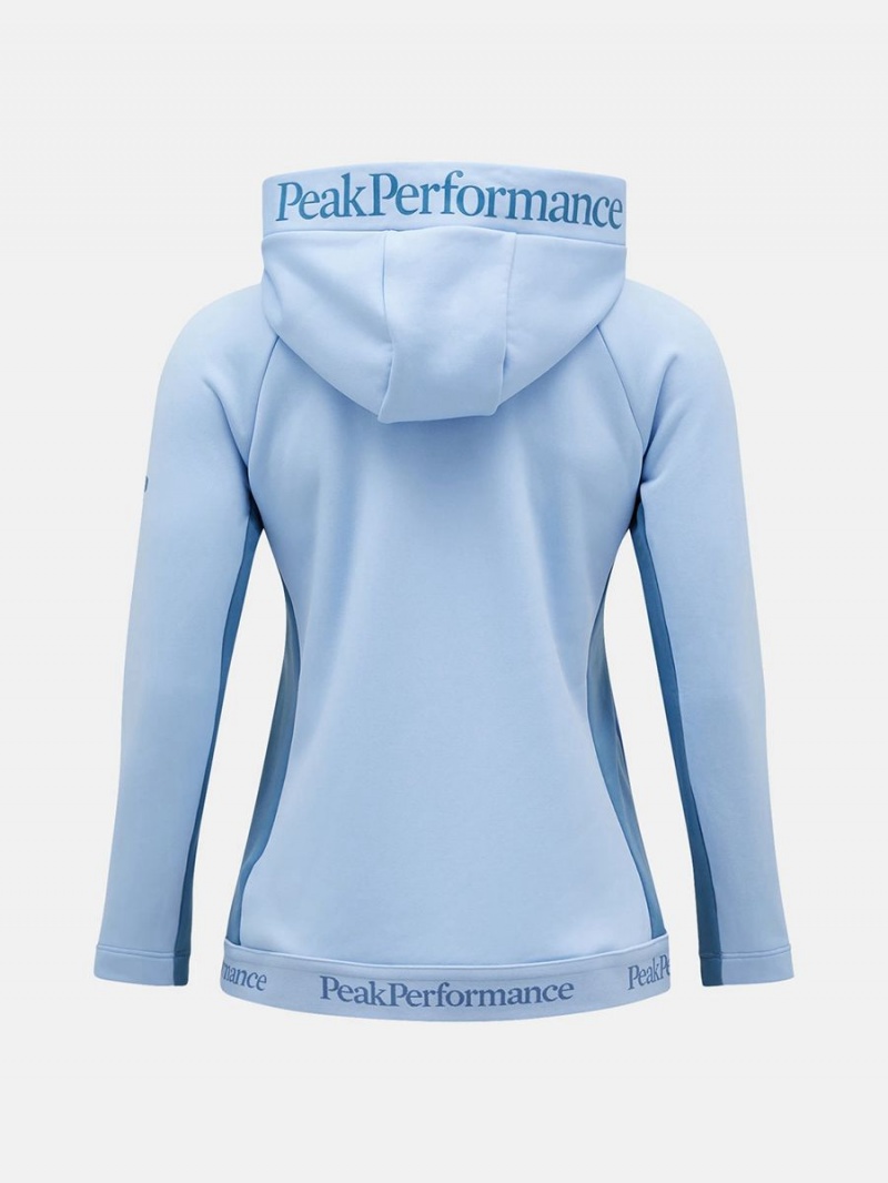 Peak Performance Rider Tech Women's Hoodie Blue / Blue | GNP90-273