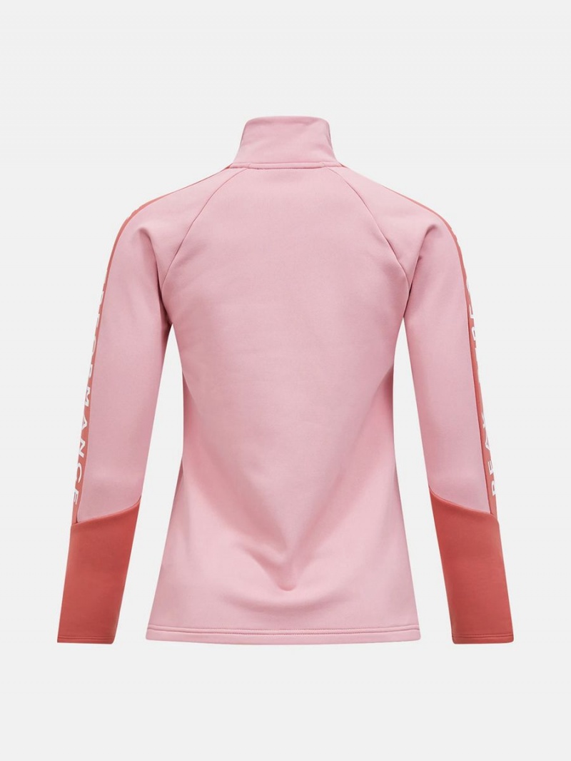 Peak Performance Rider Zip Women's Jacket Pink / Pink | OCN87-811