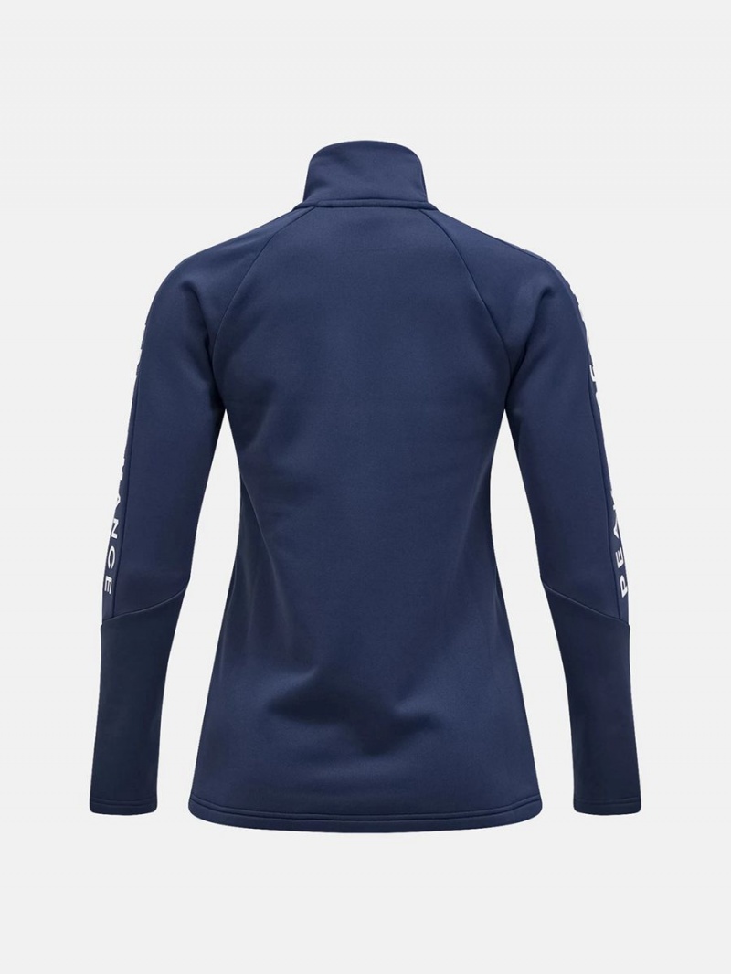 Peak Performance Rider Zip Women's Jacket Navy | FMV80-755