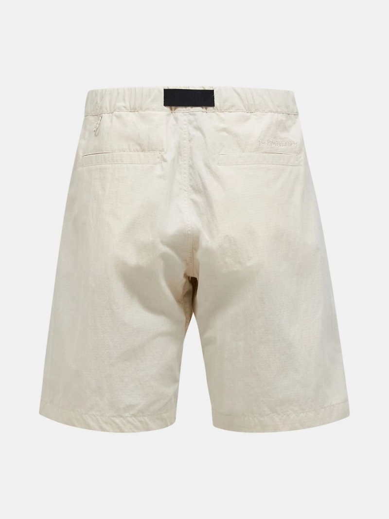 Peak Performance Ripstop Men's Shorts Beige | LQI44-863