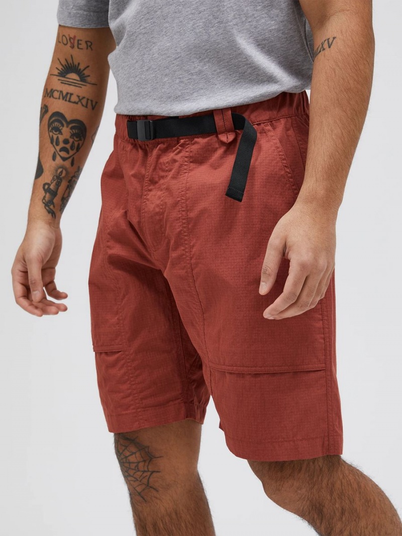 Peak Performance Ripstop Men's Shorts Burgundy | HSY14-241