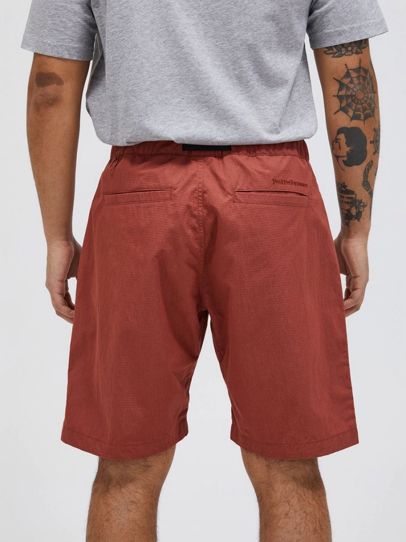 Peak Performance Ripstop Men's Shorts Burgundy | HSY14-241