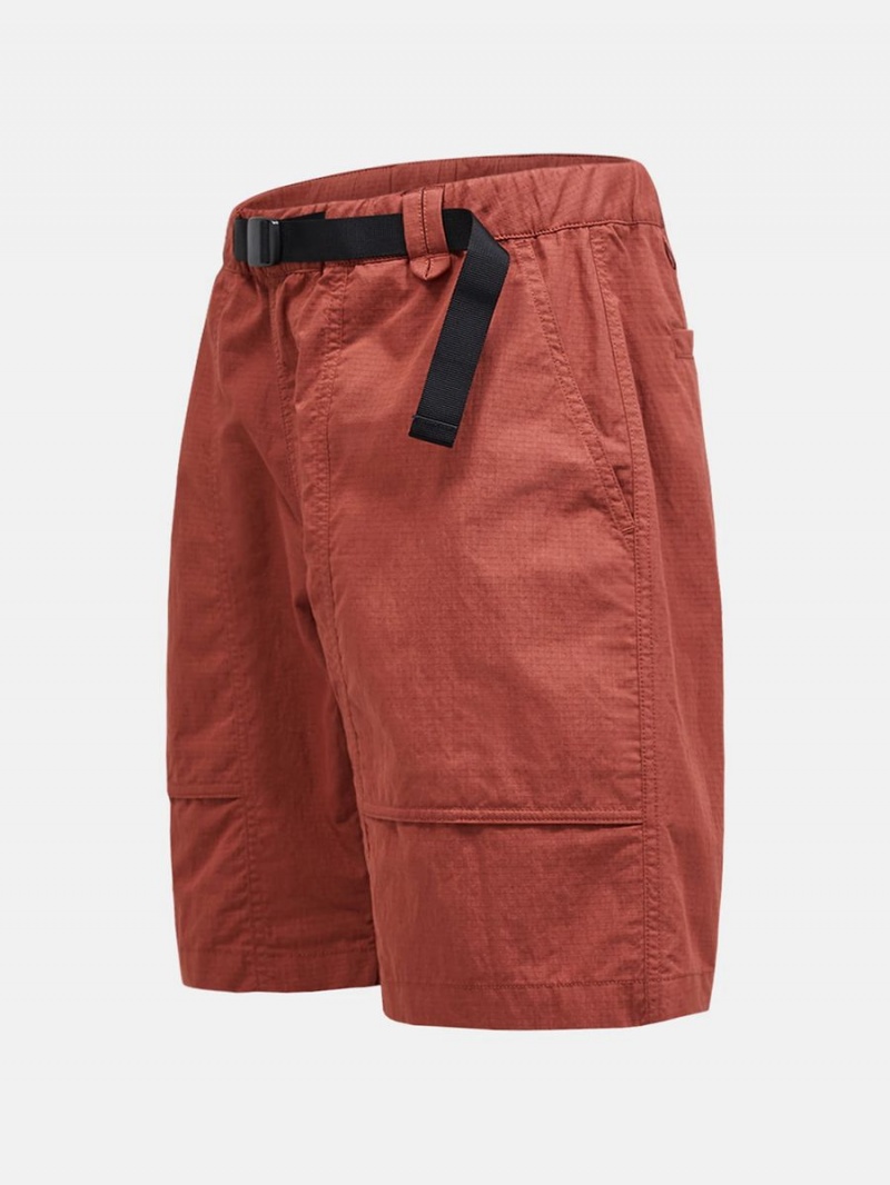 Peak Performance Ripstop Men's Shorts Burgundy | HSY14-241