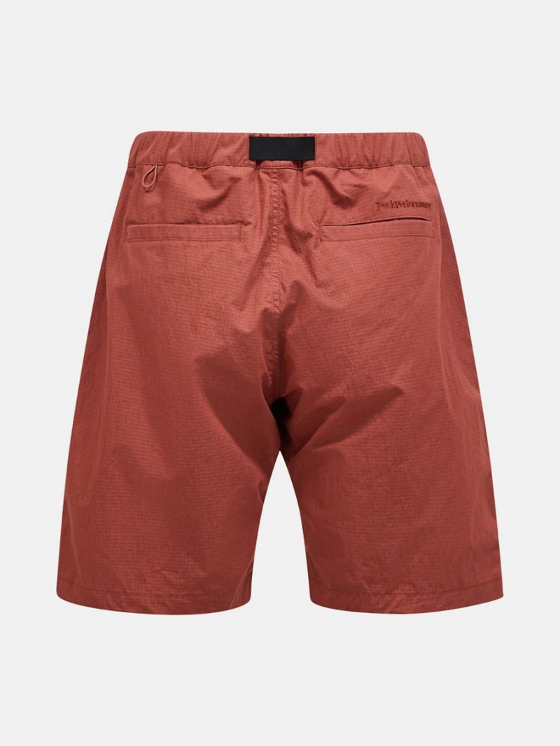 Peak Performance Ripstop Men's Shorts Burgundy | HSY14-241