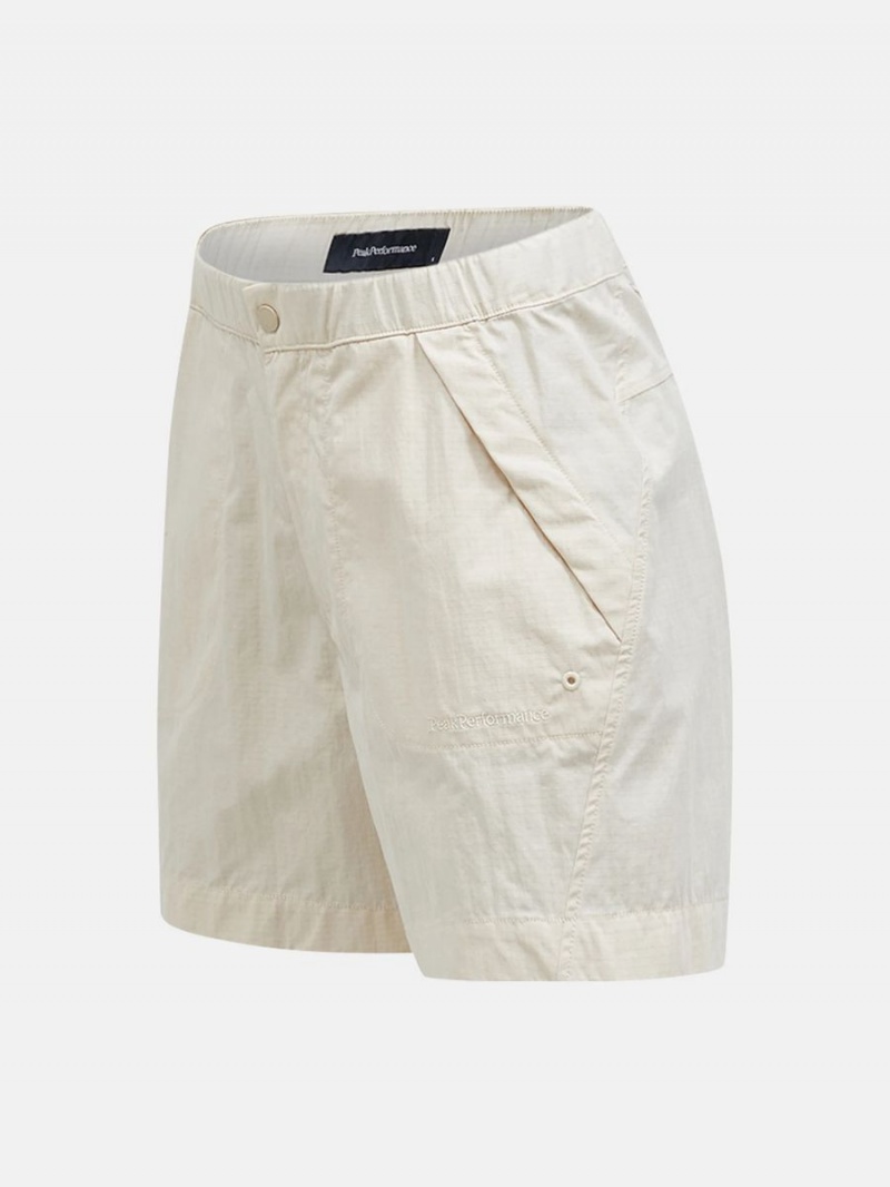 Peak Performance Ripstop Women's Shorts Beige | QXG06-196