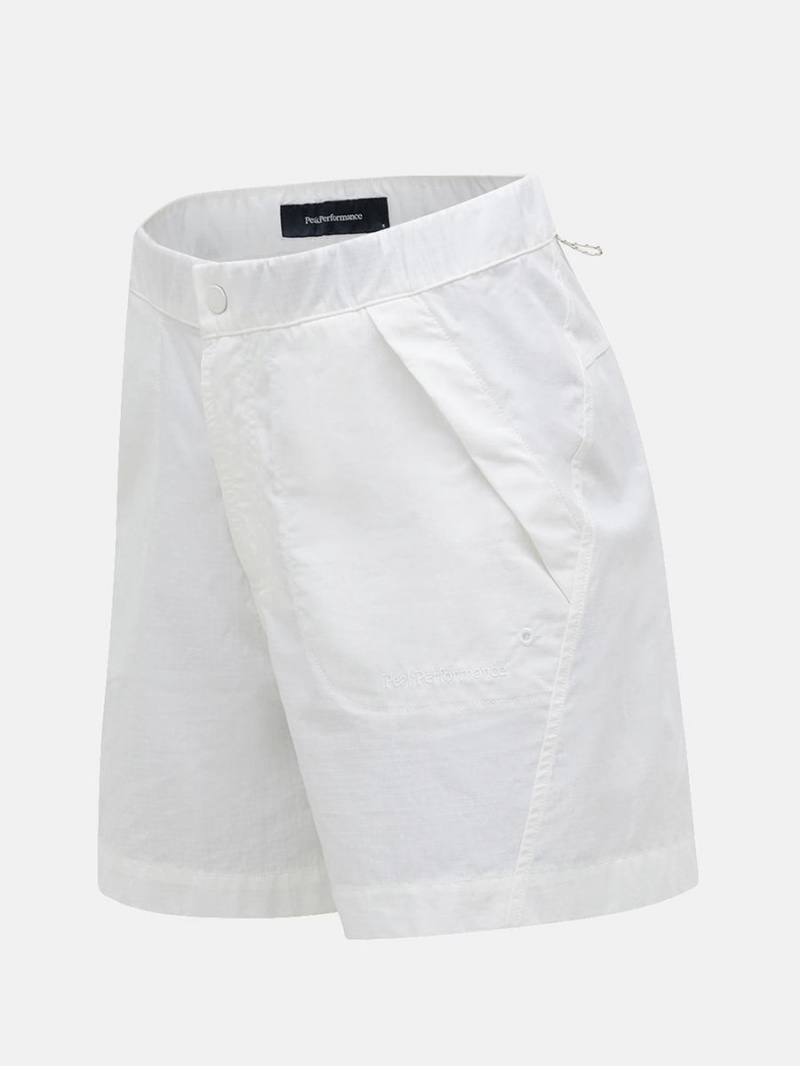 Peak Performance Ripstop Women's Shorts White | PFZ05-426