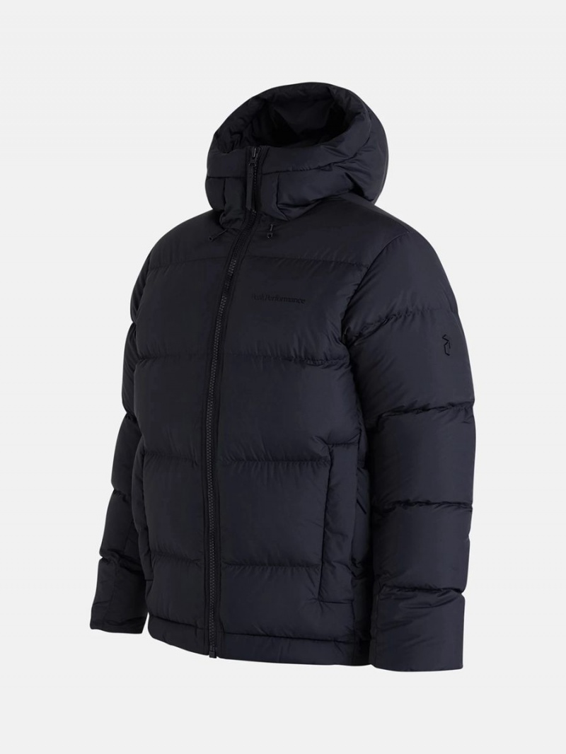 Peak Performance Rivel Men's Down Jacket Black | LQO84-942