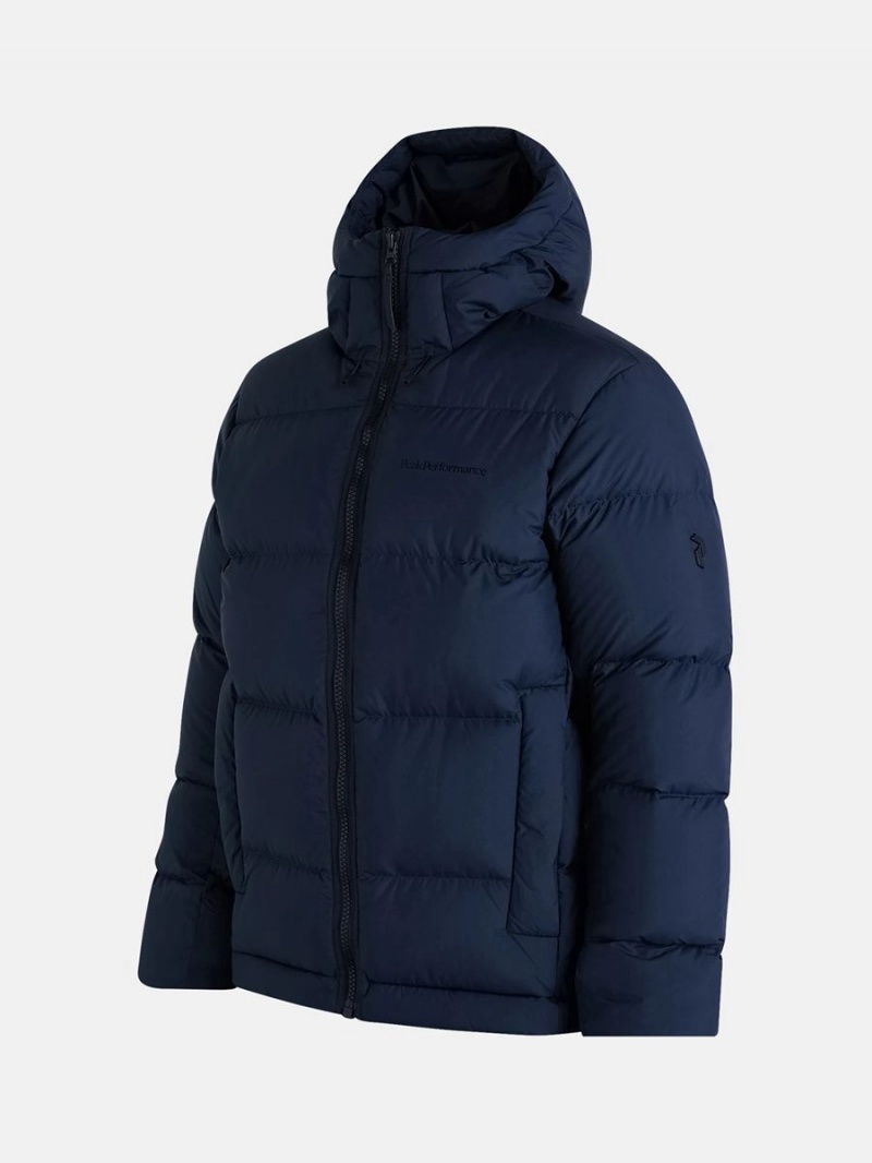 Peak Performance Rivel Men's Down Jacket Navy | ZUZ03-592