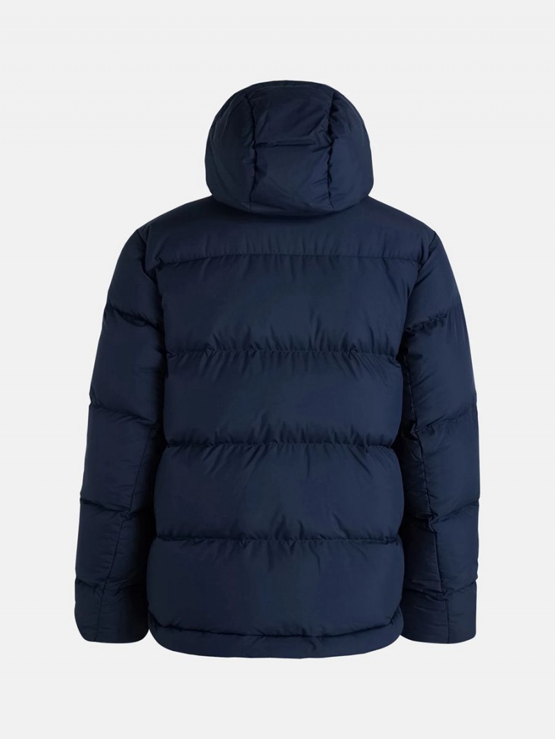 Peak Performance Rivel Men's Down Jacket Navy | ZUZ03-592