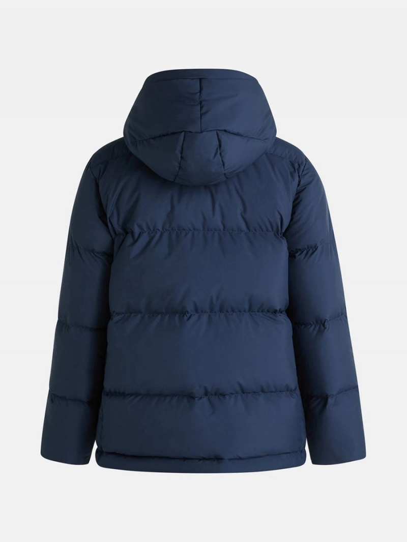 Peak Performance Rivel Puffer Women's Down Jacket Navy | ZQG40-904