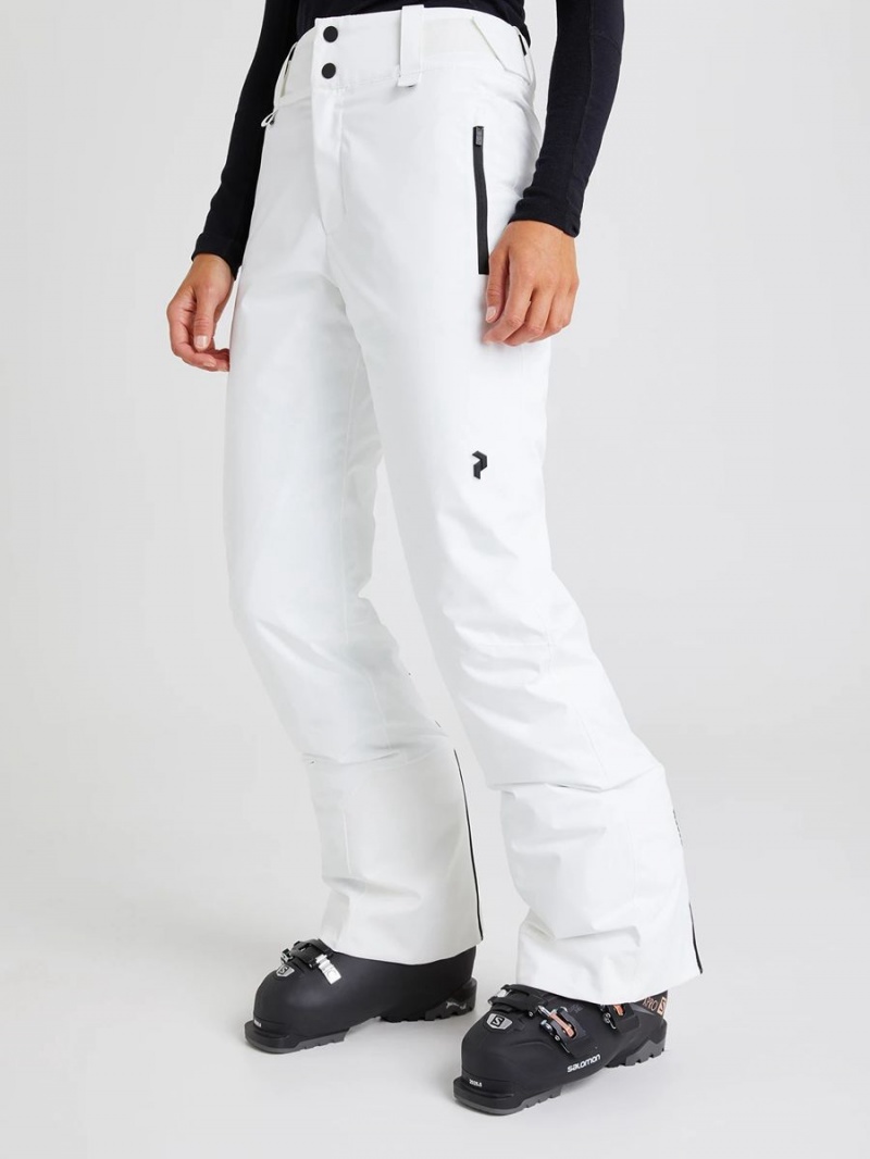 Peak Performance Shred Insulated 2L Women's Ski Pants White | DAK84-518