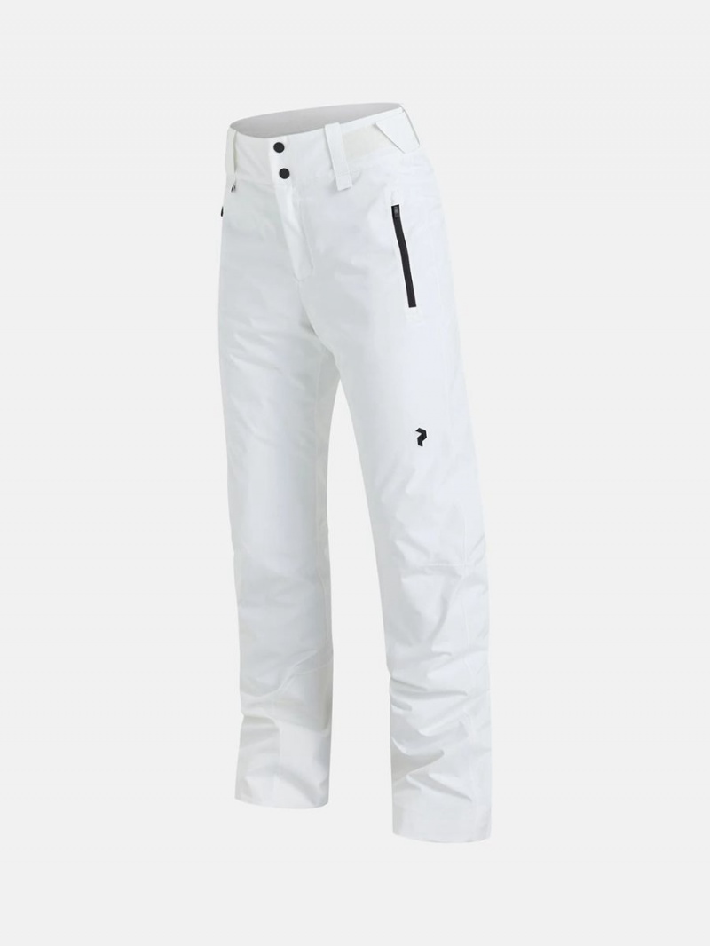 Peak Performance Shred Insulated 2L Women's Ski Pants White | DAK84-518