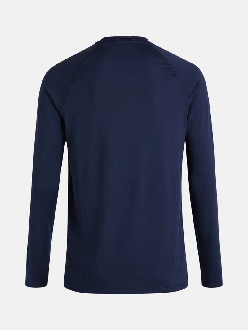 Peak Performance Spirit Crew Men's Top Navy | ATS57-735