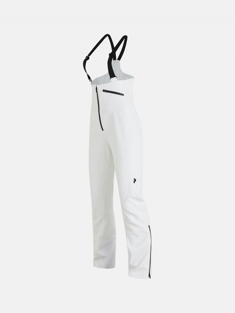 Peak Performance Stretch Bib Women's Ski Pants White | PHZ49-658