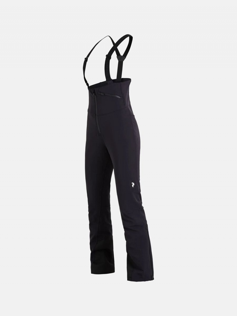 Peak Performance Stretch Bib Women's Ski Pants Black | ZGG77-481