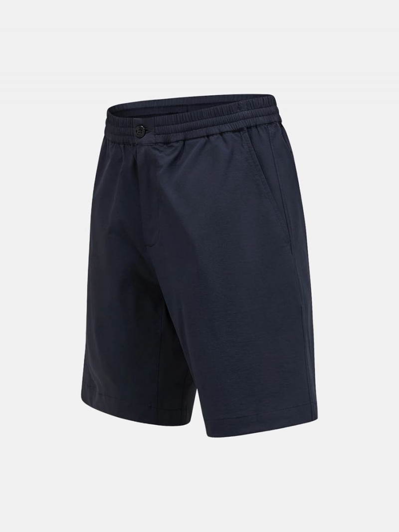 Peak Performance Stretch Drawstring Men's Shorts Black | XCY35-897