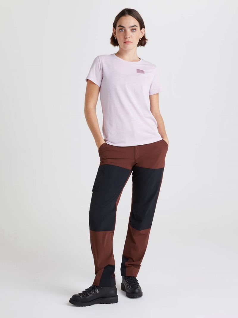 Peak Performance Stretch Hike Women's Pants Burgundy | OBH17-817