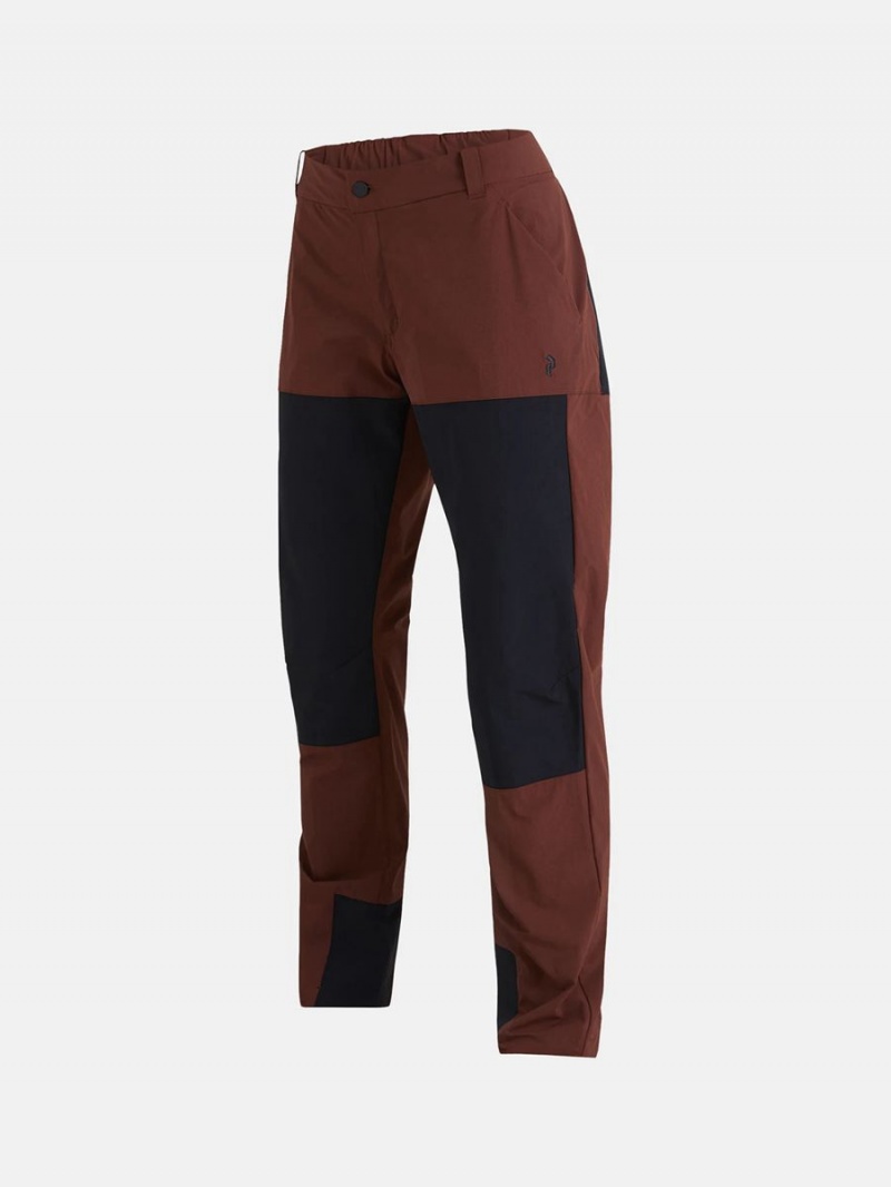 Peak Performance Stretch Hike Women's Pants Burgundy | OBH17-817