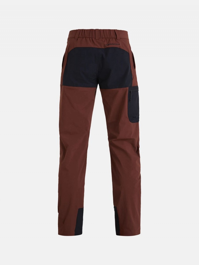 Peak Performance Stretch Hike Women's Pants Burgundy | OBH17-817