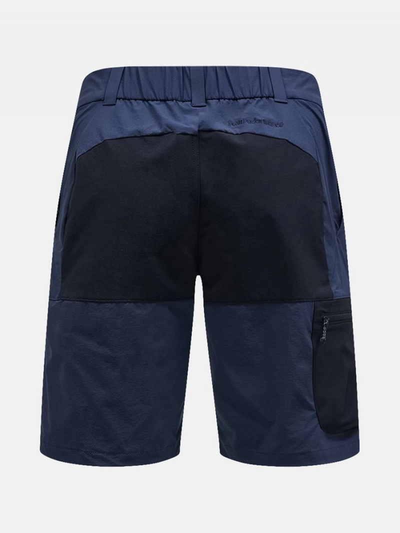 Peak Performance Stretch Hike Women's Shorts Navy / Black | UHF14-931