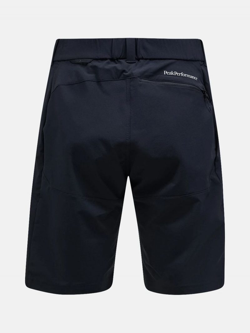 Peak Performance Stretch Trek Men's Shorts Black | OVQ93-637