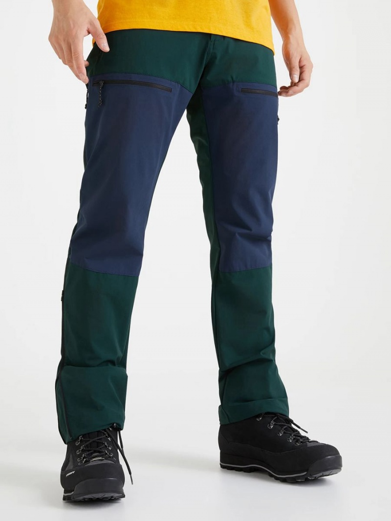 Peak Performance Stretch Trek Men's Ski Pants Green / Navy | XWI13-860