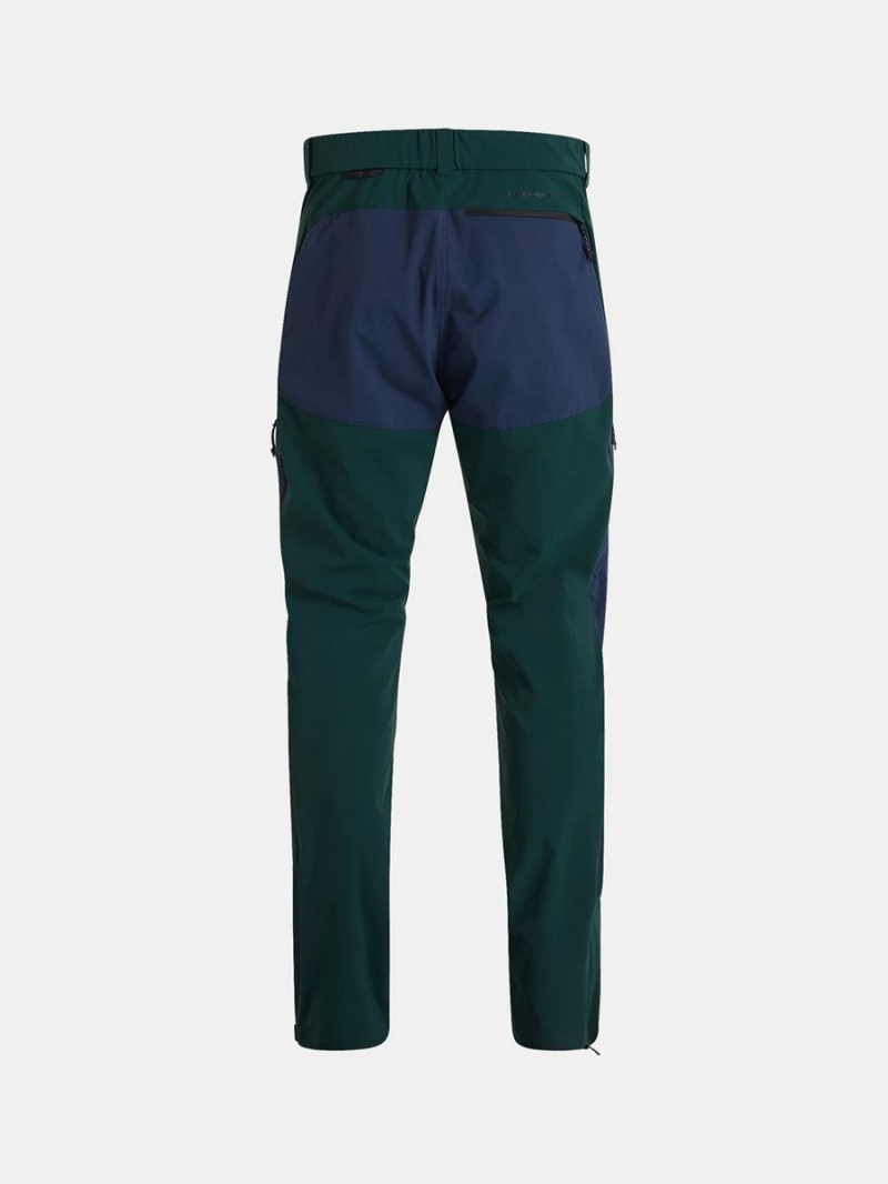 Peak Performance Stretch Trek Men's Ski Pants Green / Navy | XWI13-860