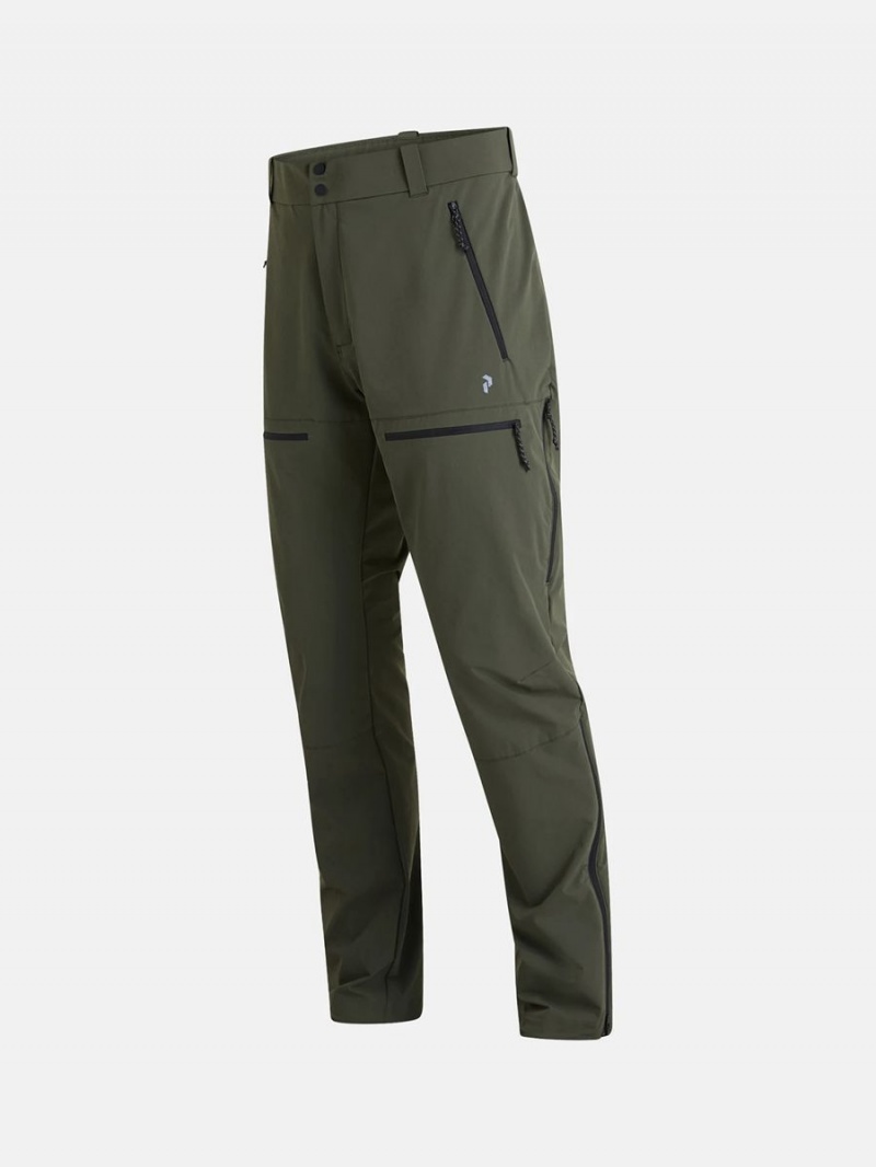 Peak Performance Stretch Trek Men's Ski Pants Green | MJC76-610