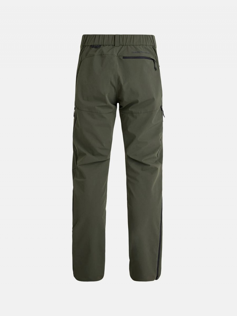 Peak Performance Stretch Trek Men's Ski Pants Green | MJC76-610