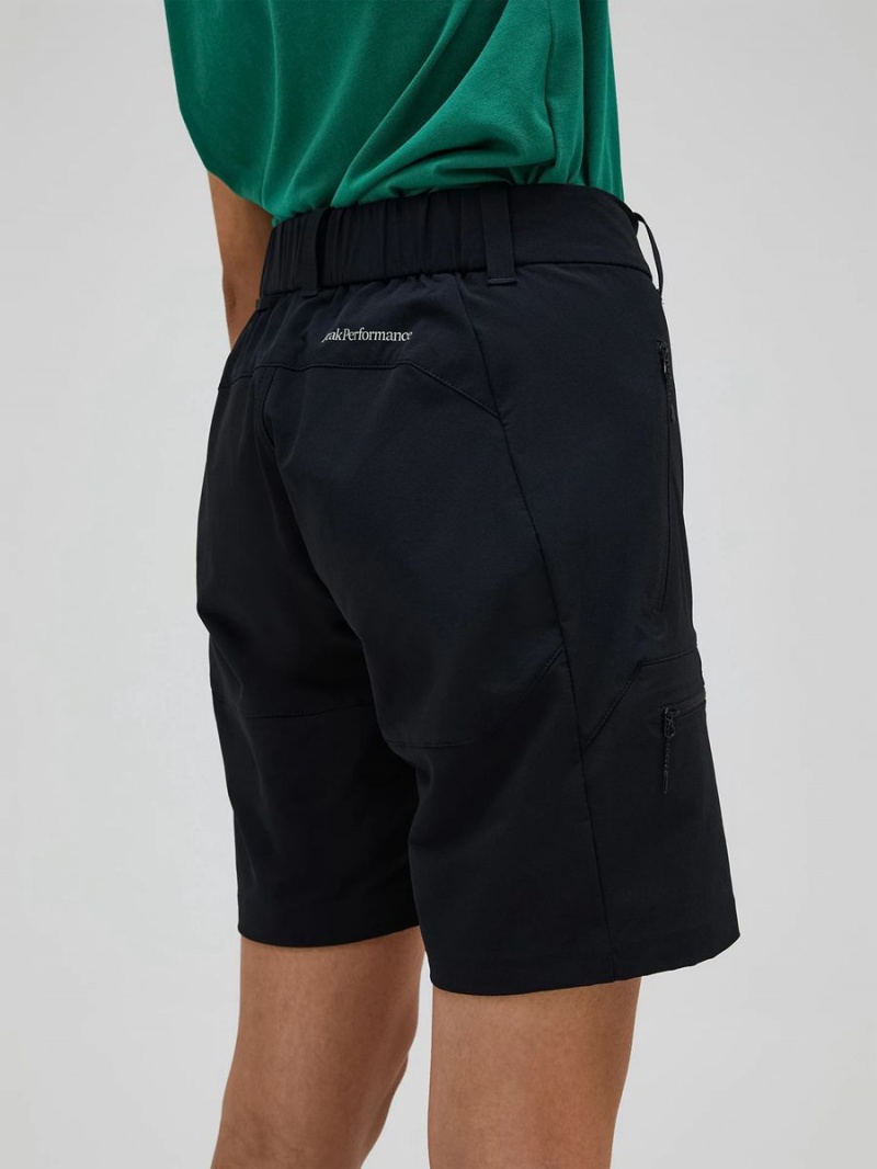 Peak Performance Stretch Trek Women's Shorts Black | UEC62-125