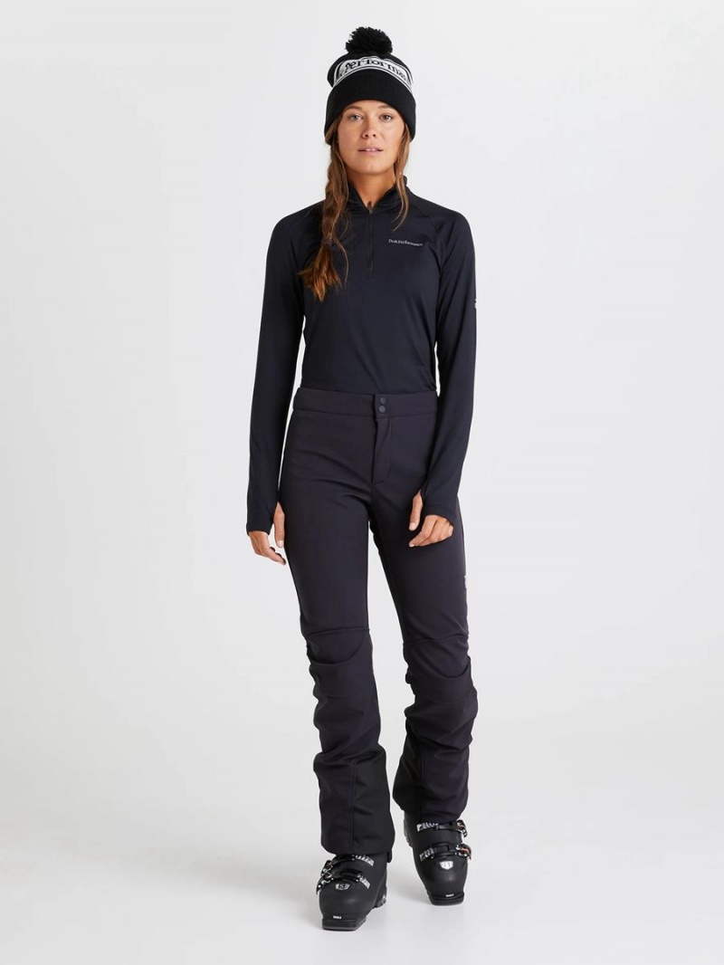 Peak Performance Stretch Women's Ski Pants Black | KXH49-786