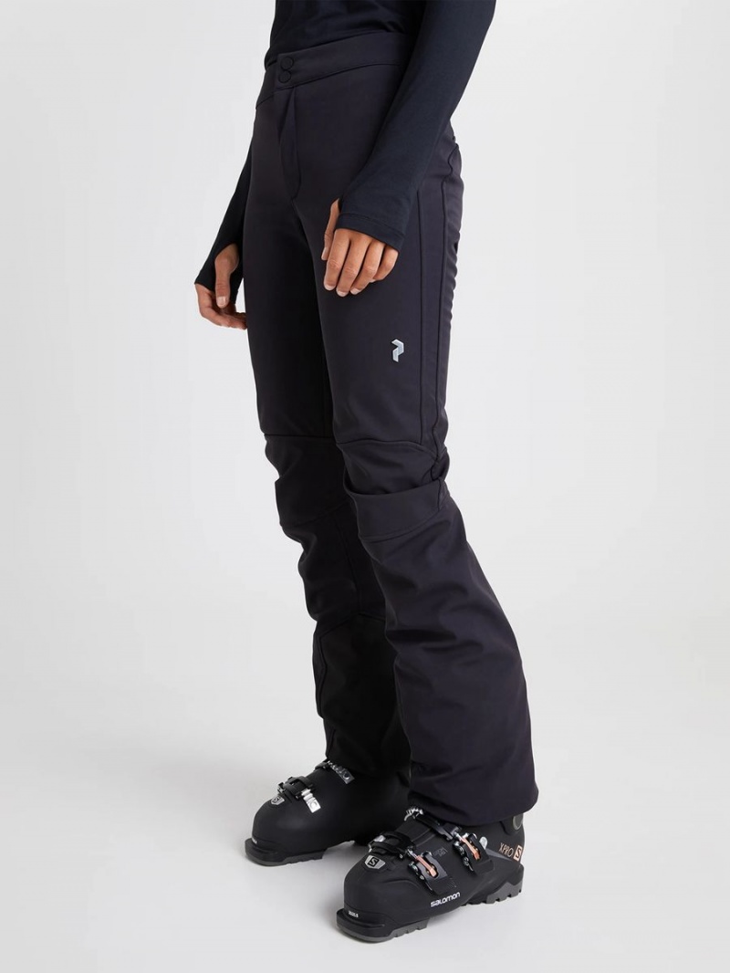 Peak Performance Stretch Women's Ski Pants Black | KXH49-786