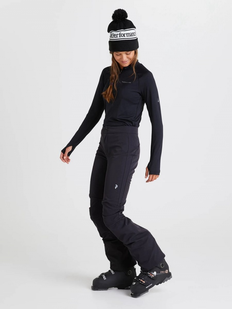 Peak Performance Stretch Women's Ski Pants Black | KXH49-786