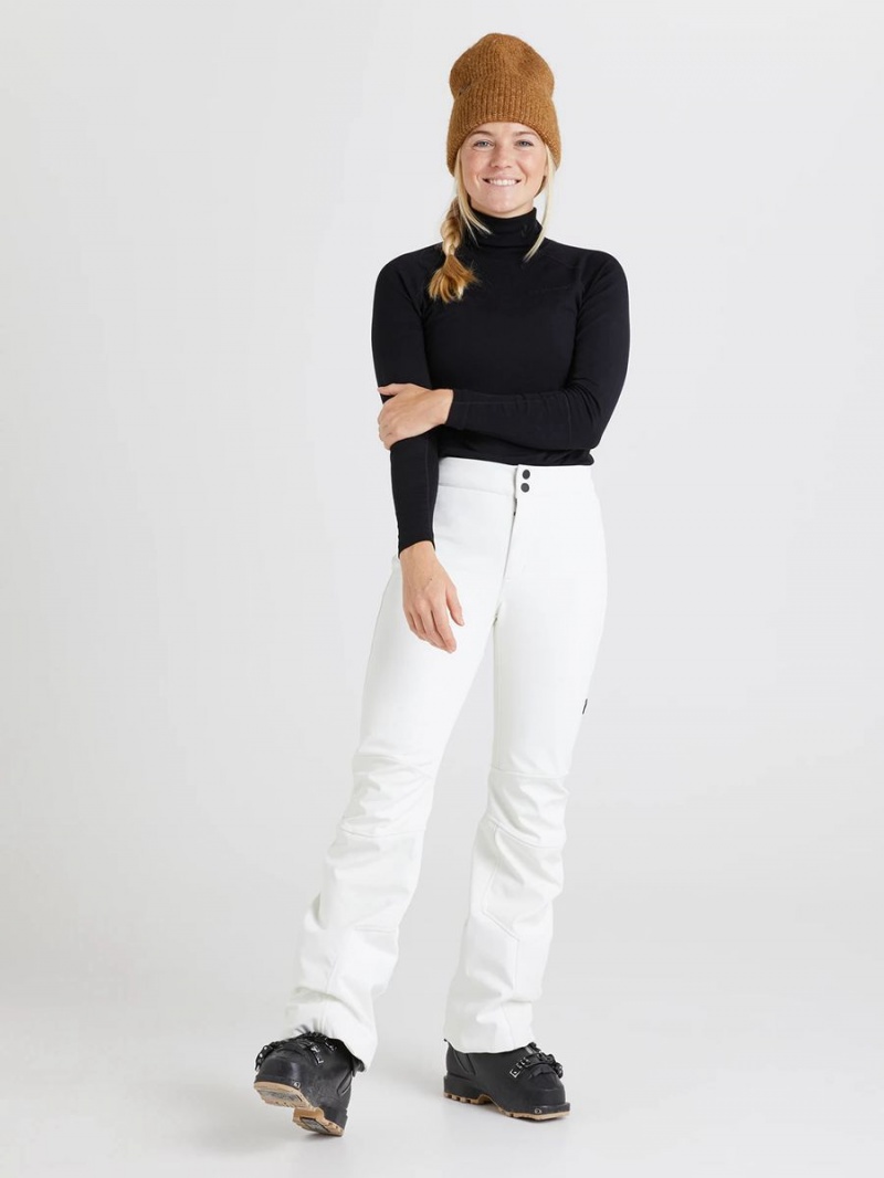 Peak Performance Stretch Women's Ski Pants White | NMU88-385