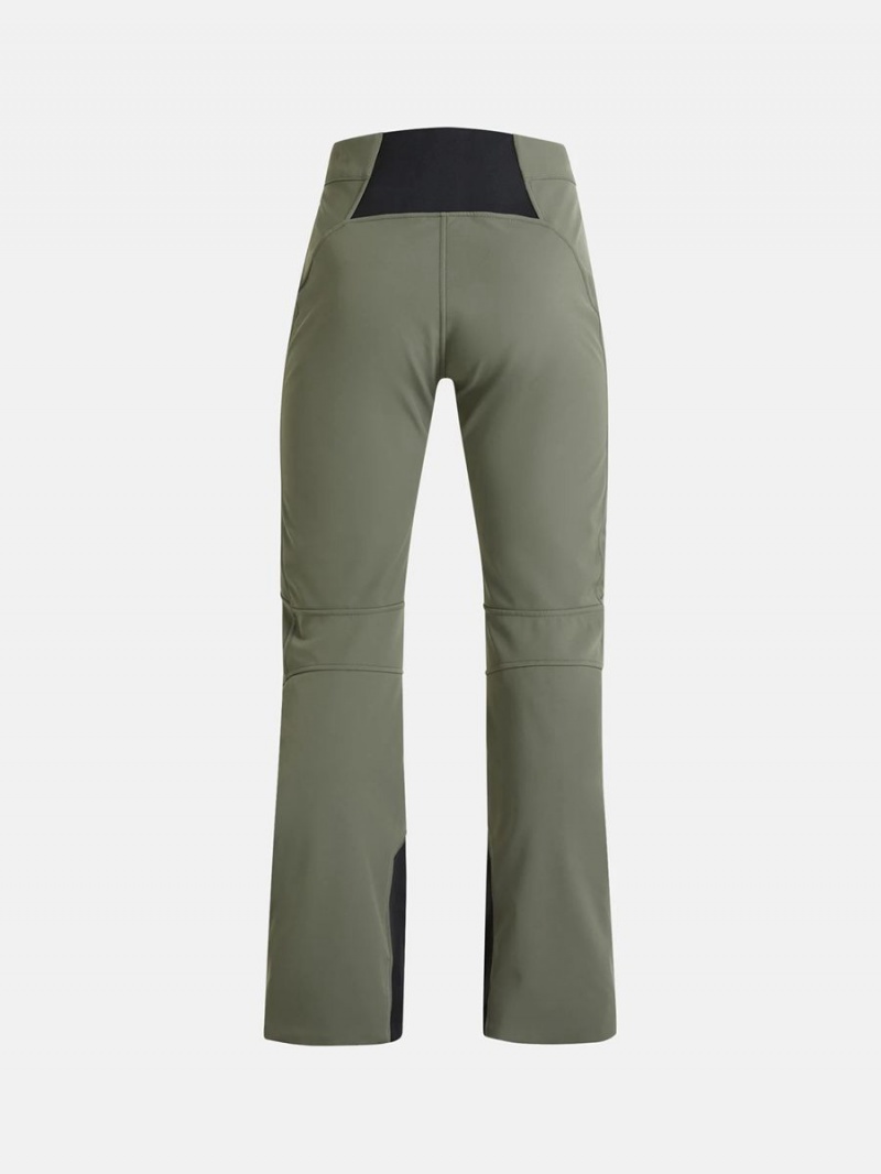 Peak Performance Stretch Women's Ski Pants Green | OIH21-637