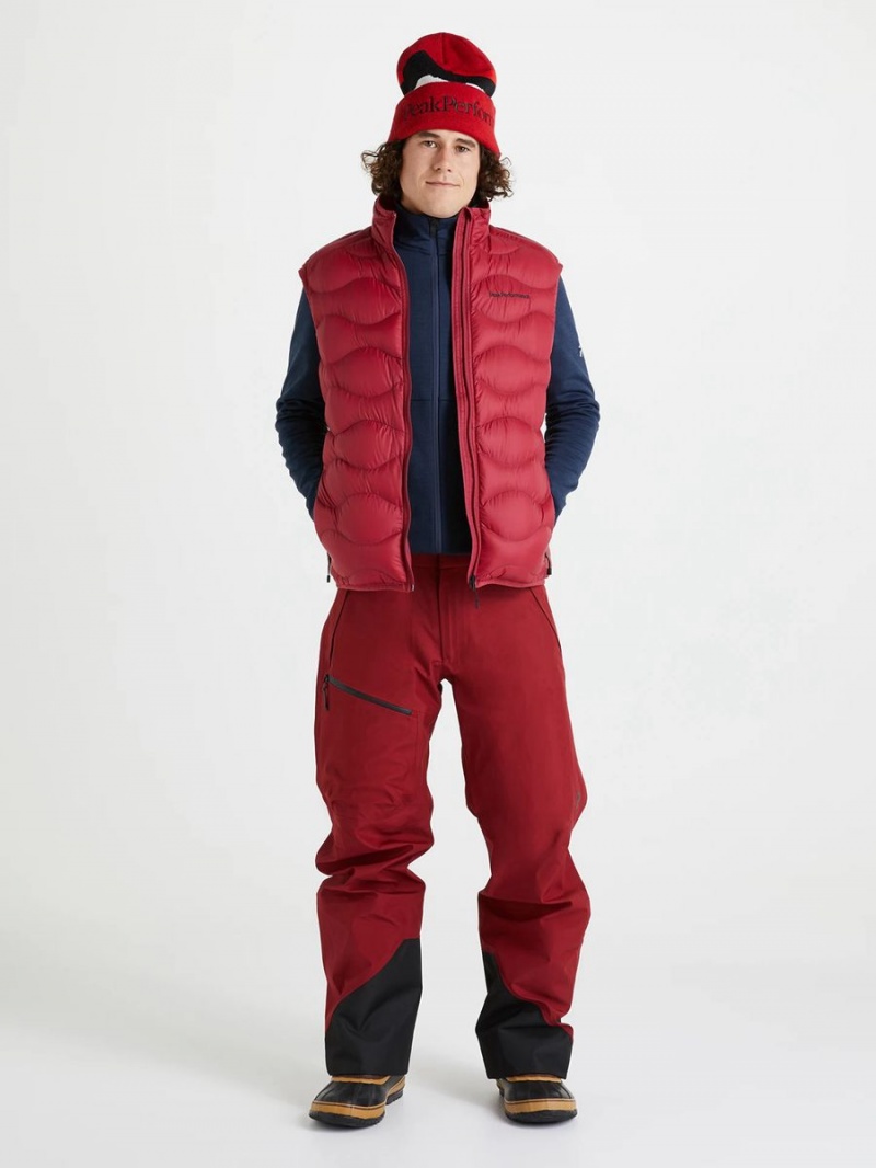 Peak Performance Vertical Gore-Tex 3L Men's Ski Pants Red | NQC09-529