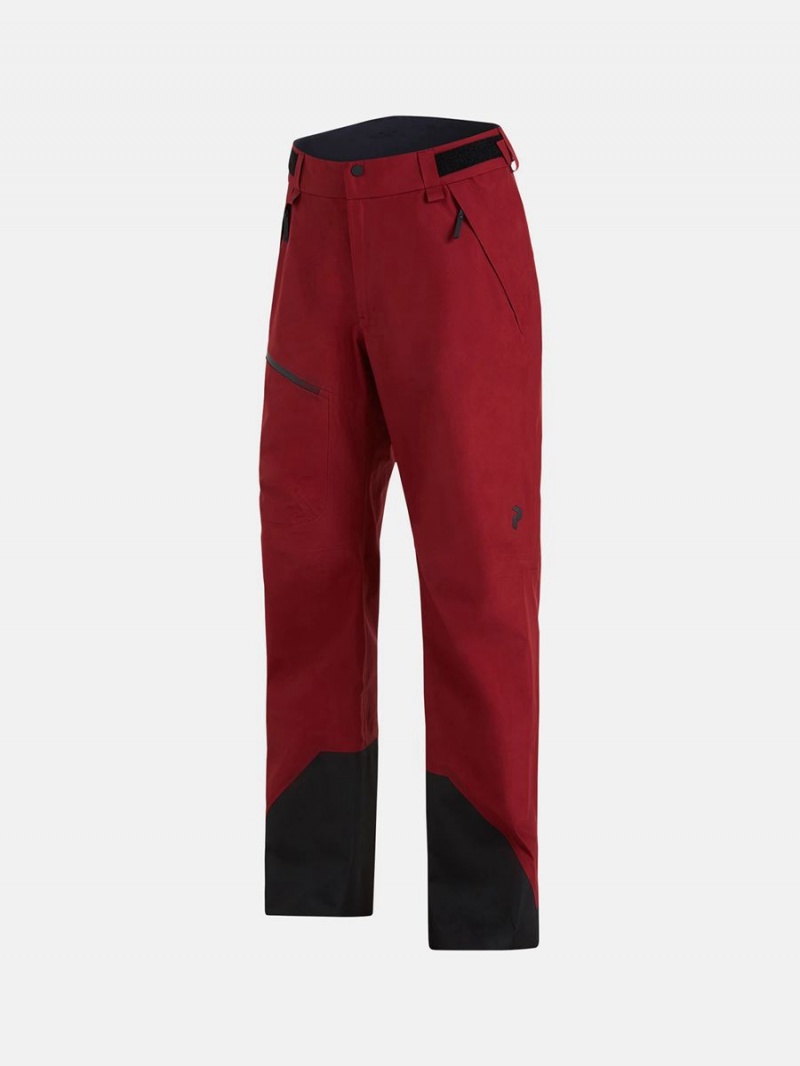 Peak Performance Vertical Gore-Tex 3L Men's Ski Pants Red | NQC09-529