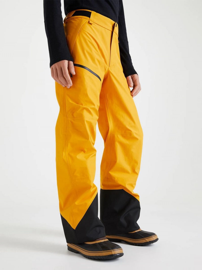 Peak Performance Vertical Gore-Tex 3L Men's Ski Pants Yellow | MMH07-836